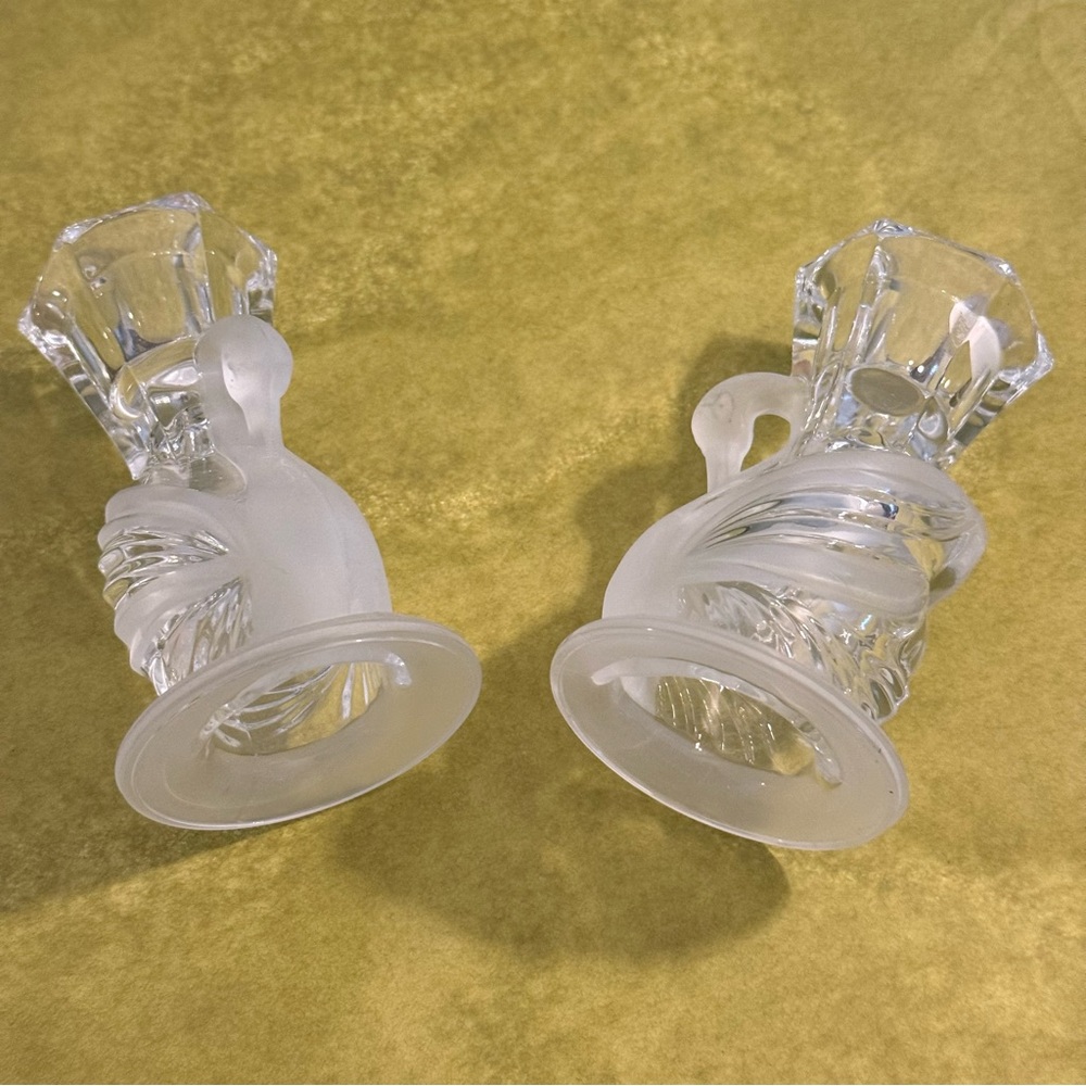 PartyLite Swan Crystal Candle Holders - Picture 4 of 9